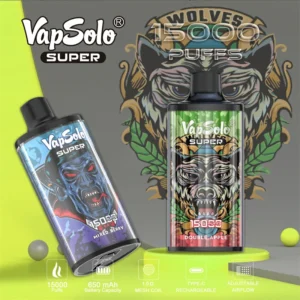 Vapsolo Super 15000 Puffs 2% 5% Düşük Nikotinli Toplu Şarj Edilebilir Tek Kullanımlık Vapes Kalemi Toptan Satın Alın - KeenVape - 16