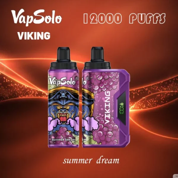 VapSolo Viking 12000 Puffs 2% 5% Vapes desechables recargables con bajo contenido de nicotina Compra a granel - KeenVape - 2