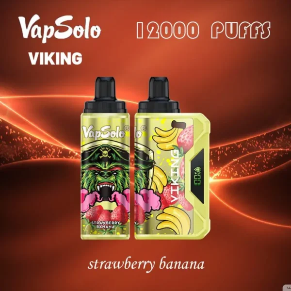 VapSolo Viking 12000 Puffs 2% 5% Vapes desechables recargables con bajo contenido de nicotina Compra a granel al por mayor - KeenVape - 4