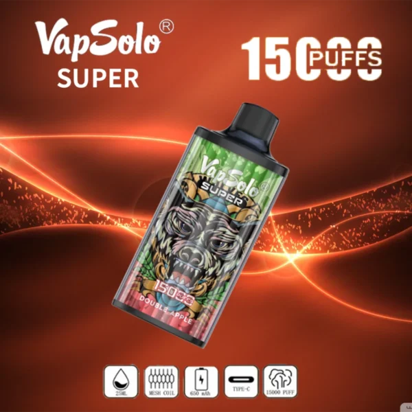 Vapsolo Super 15000 Puffs 2% 5% Düşük Nikotinli Toplu Şarj Edilebilir Tek Kullanımlık Vapes Kalemi Toptan Satın Alın - KeenVape - 12