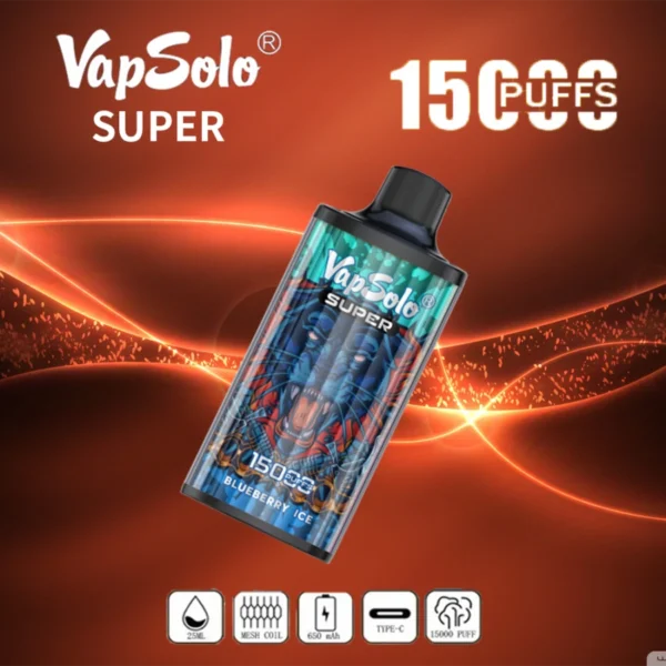 Vapsolo Super 15000 Puffs 2% 5% Düşük Nikotinli Toplu Şarj Edilebilir Tek Kullanımlık Vapes Kalemi Toptan Satın Alın - KeenVape - 13