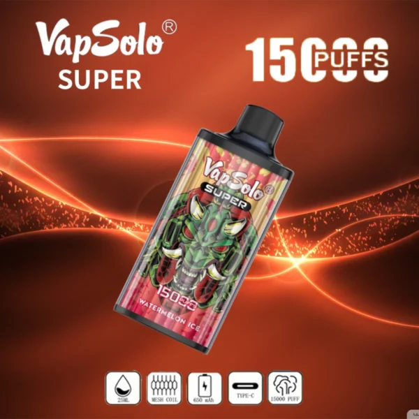 Vapsolo Super 15000 Puffs 2% 5% Düşük Nikotinli Toplu Şarj Edilebilir Tek Kullanımlık Vapes Kalemi Toptan Satın Alın - KeenVape - 5