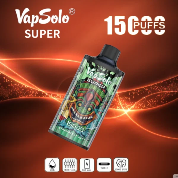 Vapsolo Super 15000 Puffs 2% 5% Düşük Nikotinli Toplu Şarj Edilebilir Tek Kullanımlık Vapes Kalemi Toptan Satın Alın - KeenVape - 6