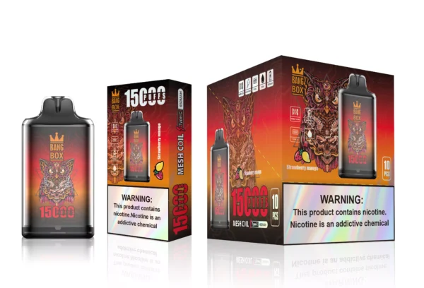 Bang Box S1 15000 Rookwolken 0% 2% 3% 5% Oplaadbare wegwerpvapes-pen met laag nicotinegehalte in bulk Koop groothandel - KeenVape - 12