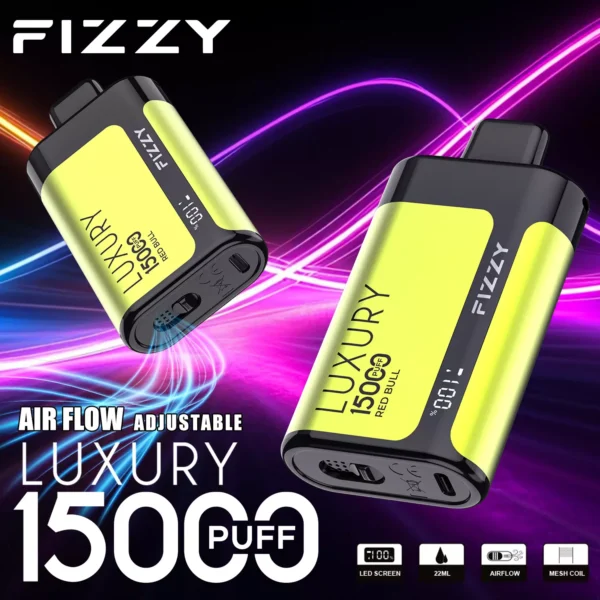 Fizzy Luxury 15000 Puffs 2% 5% Düşük Nikotinli Şarj Edilebilir Tek Kullanımlık Vapes Kalem Toplu Toptan Satın Al - KeenVape - 4