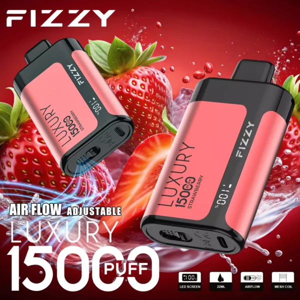 Fizzy Luxury 15000 Puffs 2% 5% Düşük Nikotinli Şarj Edilebilir Tek Kullanımlık Vapes Kalem Toplu Toptan Satın Al - KeenVape - 5