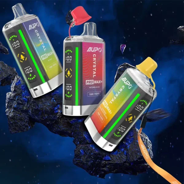 AUPO 15000 Puffs PRO MAX Crystal Dual Mesh 2% Low Nicotine Rechargeable Disposable Vapes Pen Bulk Buy Wholesale - KeenVape - 1