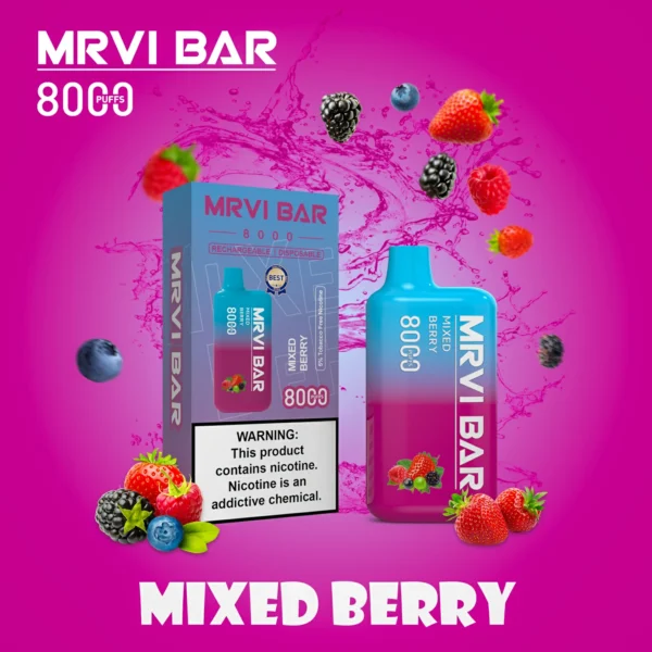 MRVI Bar Mr8000 Puffs 2% 3% 5% Pen za enkratno uporabo z nizko vsebnostjo nikotina Nakup na debelo - KeenVape - 6