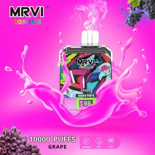 MRVI Coming 10000 Puffs Digital Screen 2% 3% 5% Επαναφορτιζόμενη αναλώσιμη στυλό χαμηλής περιεκτικότητας σε νικοτίνη Vapes Μαζική Αγορά Χονδρικής - KeenVape - 11