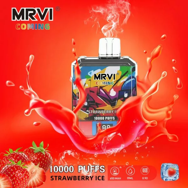 Ψηφιακή οθόνη MRVI Coming 10000 Puffs 2% 3% 5% Επαναφορτιζόμενη αναλώσιμη πένα χαμηλής περιεκτικότητας σε νικοτίνη Vapes Μαζική Αγορά Χονδρικής - KeenVape - 8