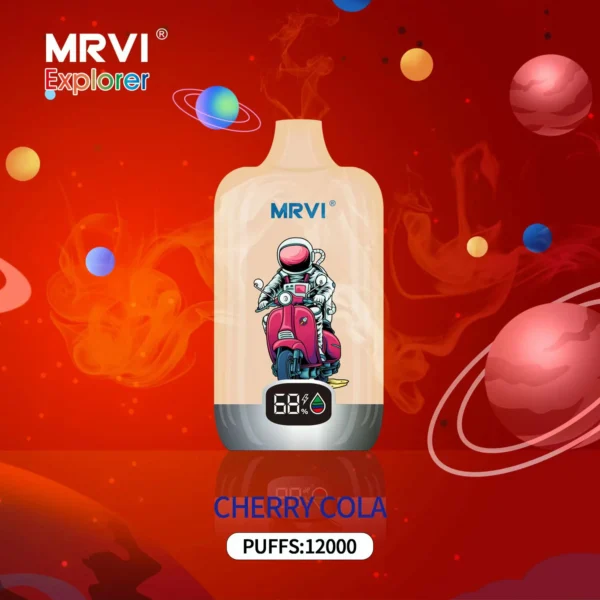 MRVI Explorer 12000 Puffs Цифровий екран 2% 3% 5% Перезаряджуваний одноразовий вейп-ручка з низьким вмістом нікотину Купуйте оптом - KeenVape - 7