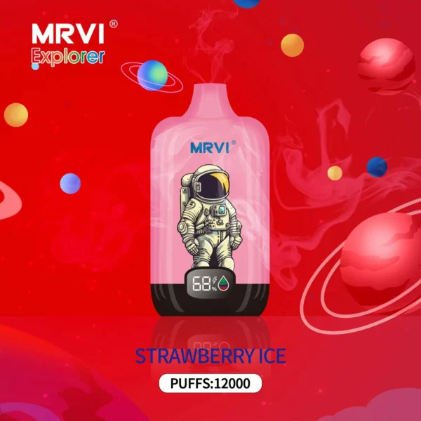 MRVI Explorer 12000 Puffs Цифровий екран 2% 3% 5% Перезаряджуваний одноразовий вейп-ручка з низьким вмістом нікотину Купуйте оптом - KeenVape - 9