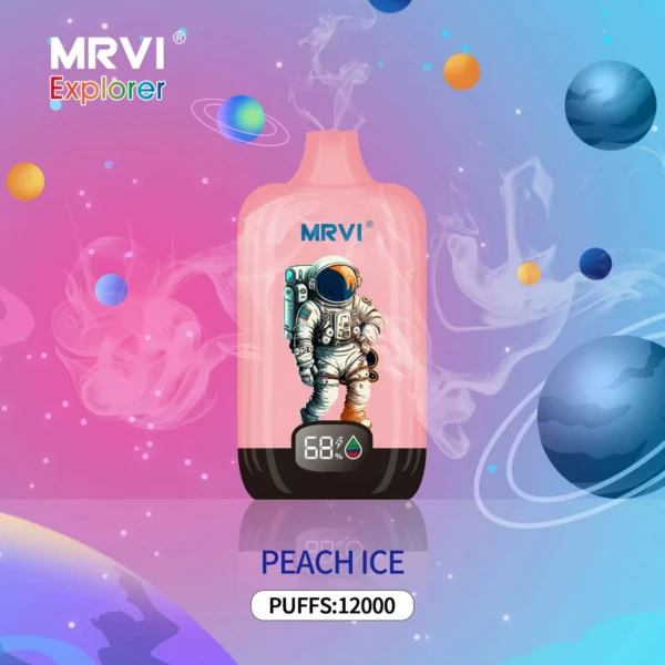 MRVI Explorer 12000 Puffs Цифровий екран 2% 3% 5% Перезаряджуваний одноразовий вейп-ручка з низьким вмістом нікотину Купуйте оптом - KeenVape - 10