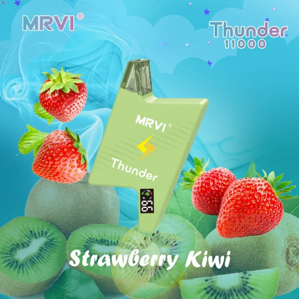 MRVI Thunder 11000 Puffs Цифровой экран 2% 3% 5% Перезаряжаемая одноразовая ручка для электронных сигарет с низким содержанием никотина Купить оптом - KeenVape - 2