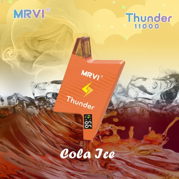 MRVI Thunder 11000 Puffs Цифровой экран 2% 3% 5% Перезаряжаемая одноразовая ручка для электронных сигарет с низким содержанием никотина Купить оптом - KeenVape - 8