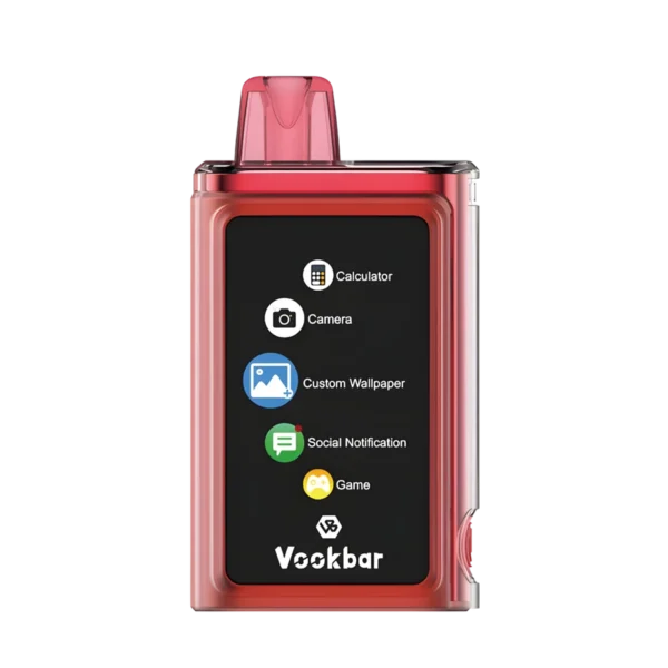 Vookbar Cyber ​​Pro 30000 Puffs Подвійний сітчастий сенсорний екран 0% 2% 3% 5% Перезаряджуваний одноразовий вейп-ручка з низьким вмістом нікотину Купуйте оптом - KeenVape - 10