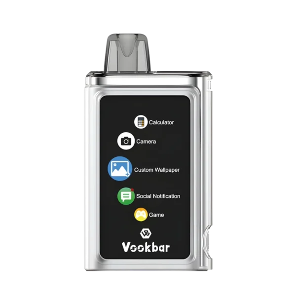 Vookbar Cyber ​​Pro 30000 Puffs Dual Mesh Touch Screen 0% 2% 3% 5% Перезаряджувана одноразова ручка для вейпів з низьким вмістом нікотину Купуйте оптом - KeenVape - 2