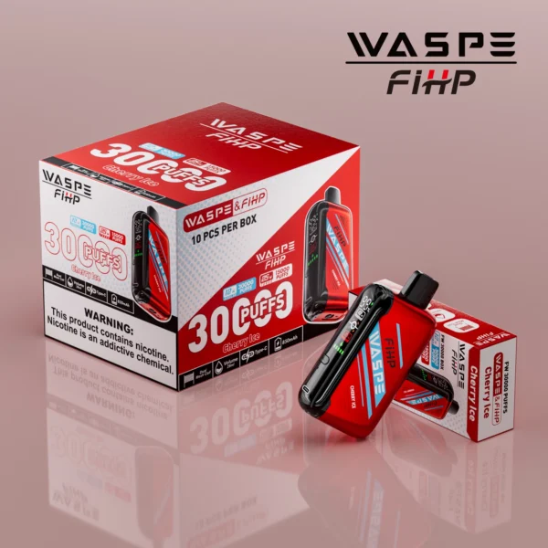 WASPE FIHP 30000 Puffs Dual Mesh 0% 2% 5% LED Display Low Nicotine Rechargeable Disposable Vapes Pen Bulk Buy Wholesale - KeenVape - 13