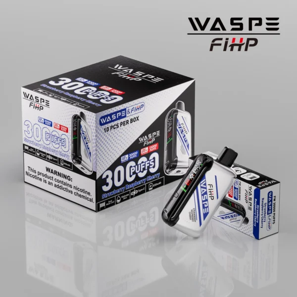 WASPE FIHP 30000 Puffs Dual Mesh 0% 2% 5% LED Display Low Nicotine Rechargeable Disposable Vapes Pen Bulk Buy Wholesale - KeenVape - 15