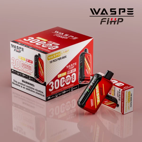 WASPE FIHP 30000 Puffs Dual Mesh 0% 2% 5% LED Display Low Nicotine Rechargeable Disposable Vapes Pen Bulk Buy Wholesale - KeenVape - 9