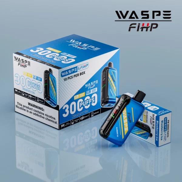 WASPE FIHP 30000 Puffs Dual Mesh 0% 2% 5% LED Display Low Nicotine Rechargeable Disposable Vapes Pen Bulk Buy Wholesale - KeenVape - 7