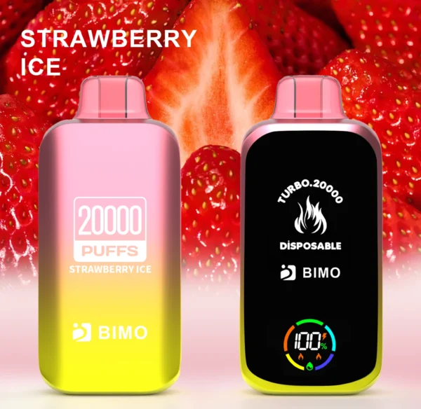 BIMO Turbo 20000 Puffs koko näyttö 0% 2% 5% Vähänikotiini Ladattava Kertakäyttöinen Vapes Pen Bulk Tukkumyynti - KeenVape - 3