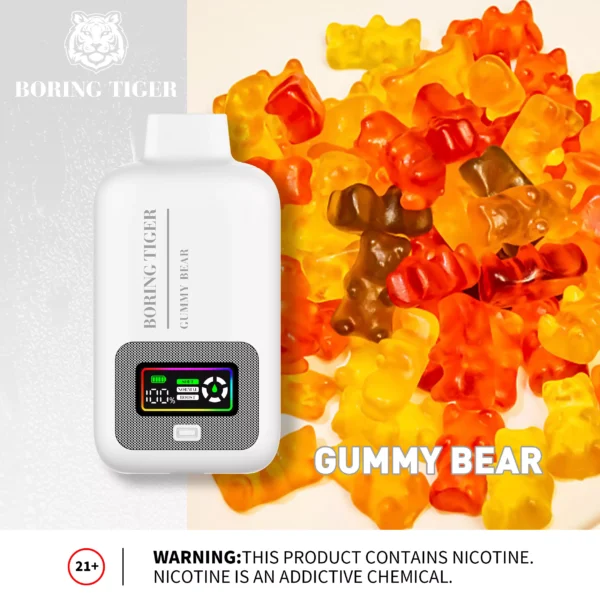 VASY Boring Tiger 25000 Puffs Digital Screen 4 Mesh Coil 50mg Перезаряджувана одноразова ручка для вейпів з низьким вмістом нікотину Купуйте оптом - KeenVape - 6