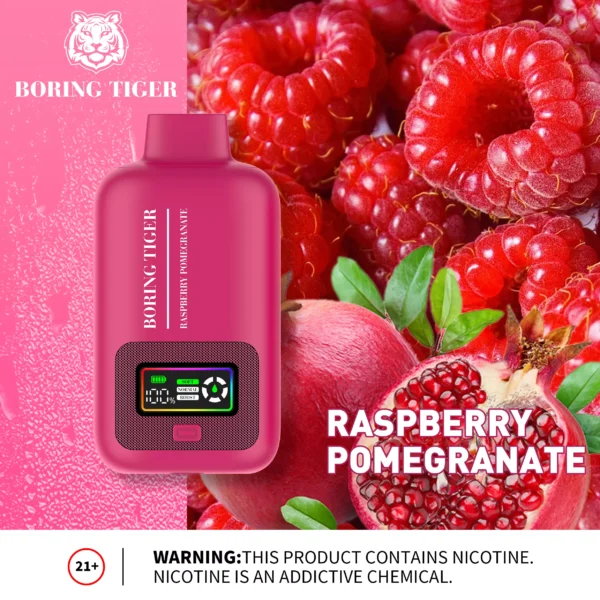 VASY Boring Tiger 25000 Puffs Digital Screen 4 Mesh Coil 50mg Перезаряджувана одноразова ручка для електронних сигарет з низьким вмістом нікотину Купуйте оптом - KeenVape - 16