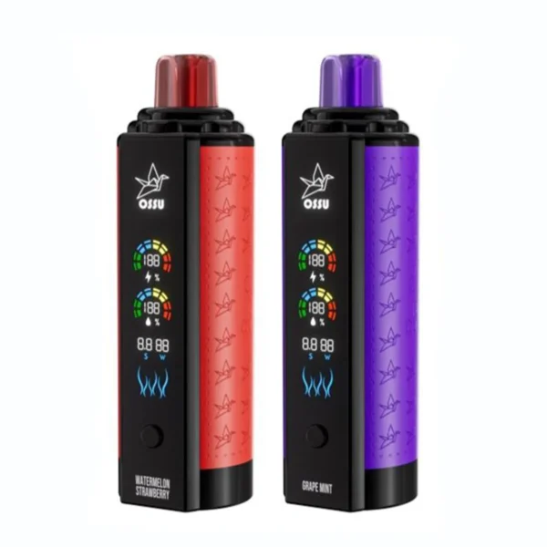 VASY OSSU 30000 Puffs Shisha Hookah Dual Mesh Full Screen 0% 5% Low Nicotine Disposable Vapes Pen Оптом Купуйте оптом - KeenVape - 4