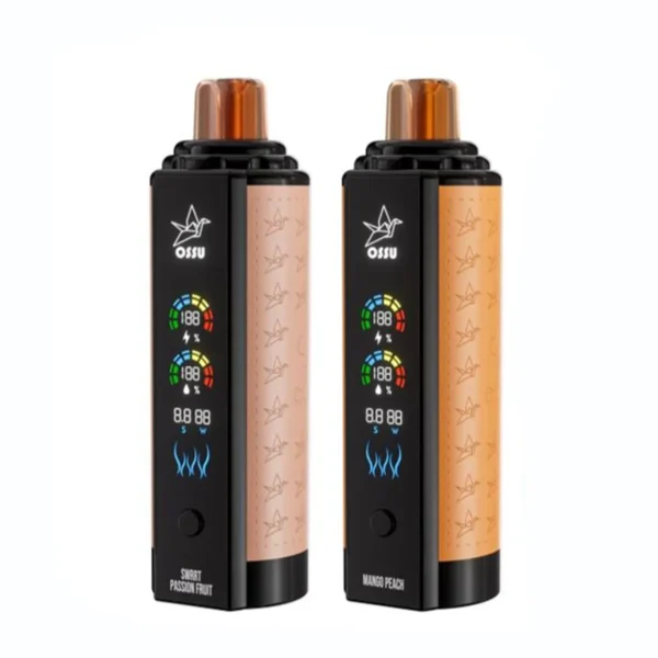 VASY OSSU 30000 Puffs Shisha Hookah Dual Mesh Full Screen 0% 5% Перезаряджуваний одноразовий вейп-ручка з низьким вмістом нікотину Купуйте оптом - KeenVape - 2