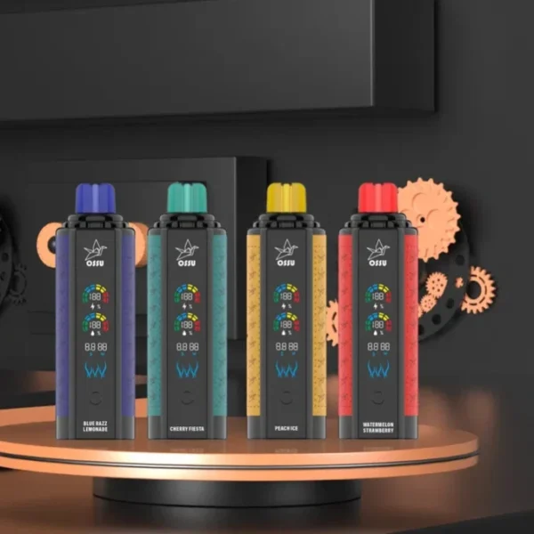 VASY OSSU 30000 Puffs Shisha Hookah Dual Mesh Full Screen 0% 5% Low Nicotine Disposable Vapes Pen Оптом Купуйте оптом - KeenVape - 7